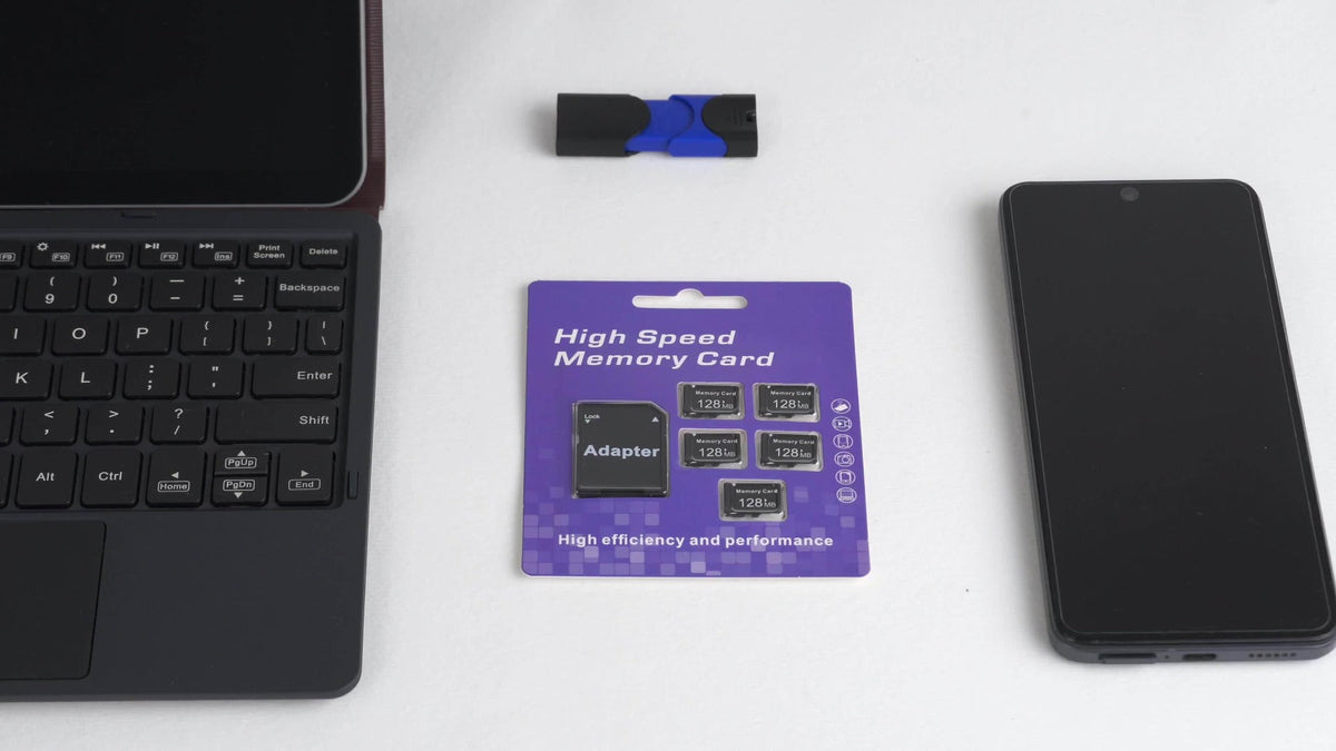 5-Pack TF Micro SD Card 128MB 256MB 512MB High-Speed Flash Memory Cards for Smartphone Tablet Camera PC Car Audio Game Console – Durable Multi-Device Storage with Adapter