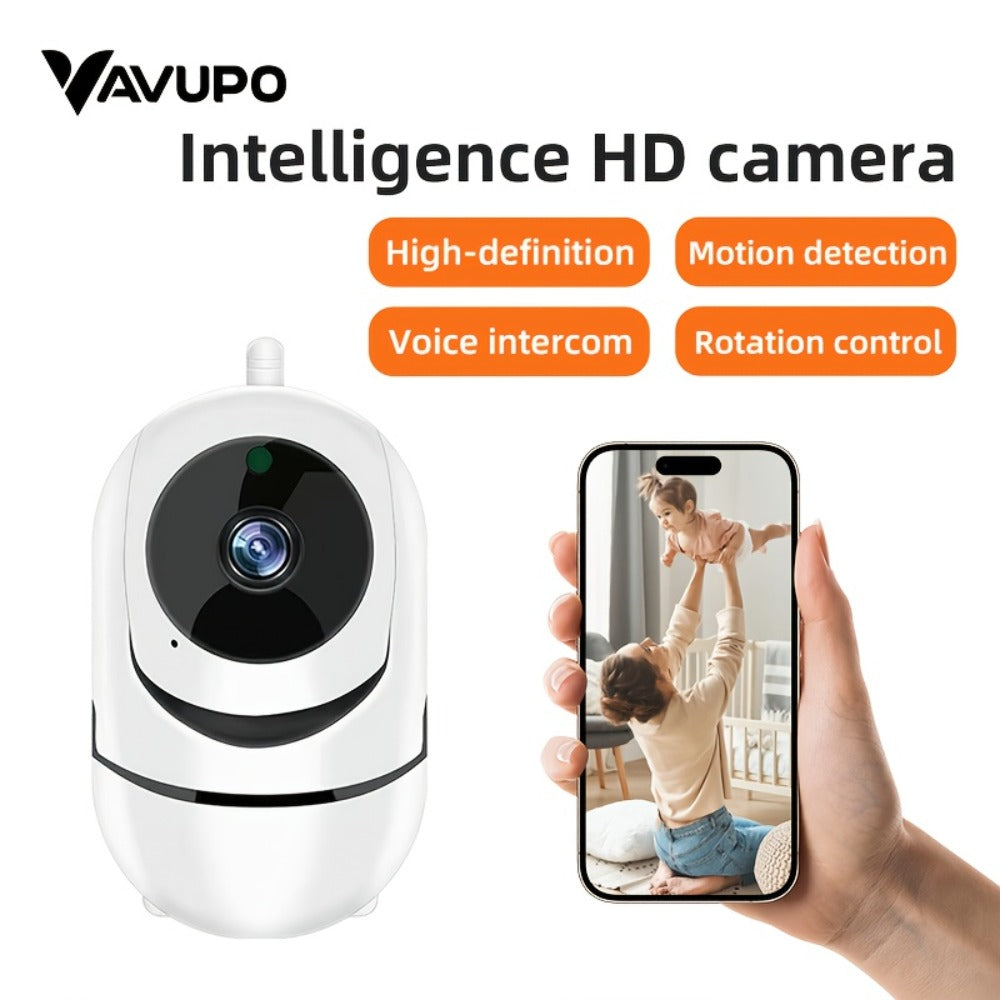 1080P Indoor Security Camera WiFi with Night Vision & Motion Detection – Two-Way Audio, Remote Viewing, Baby Monitor, Pet Cam, Home Surveillance Camera No Subscription