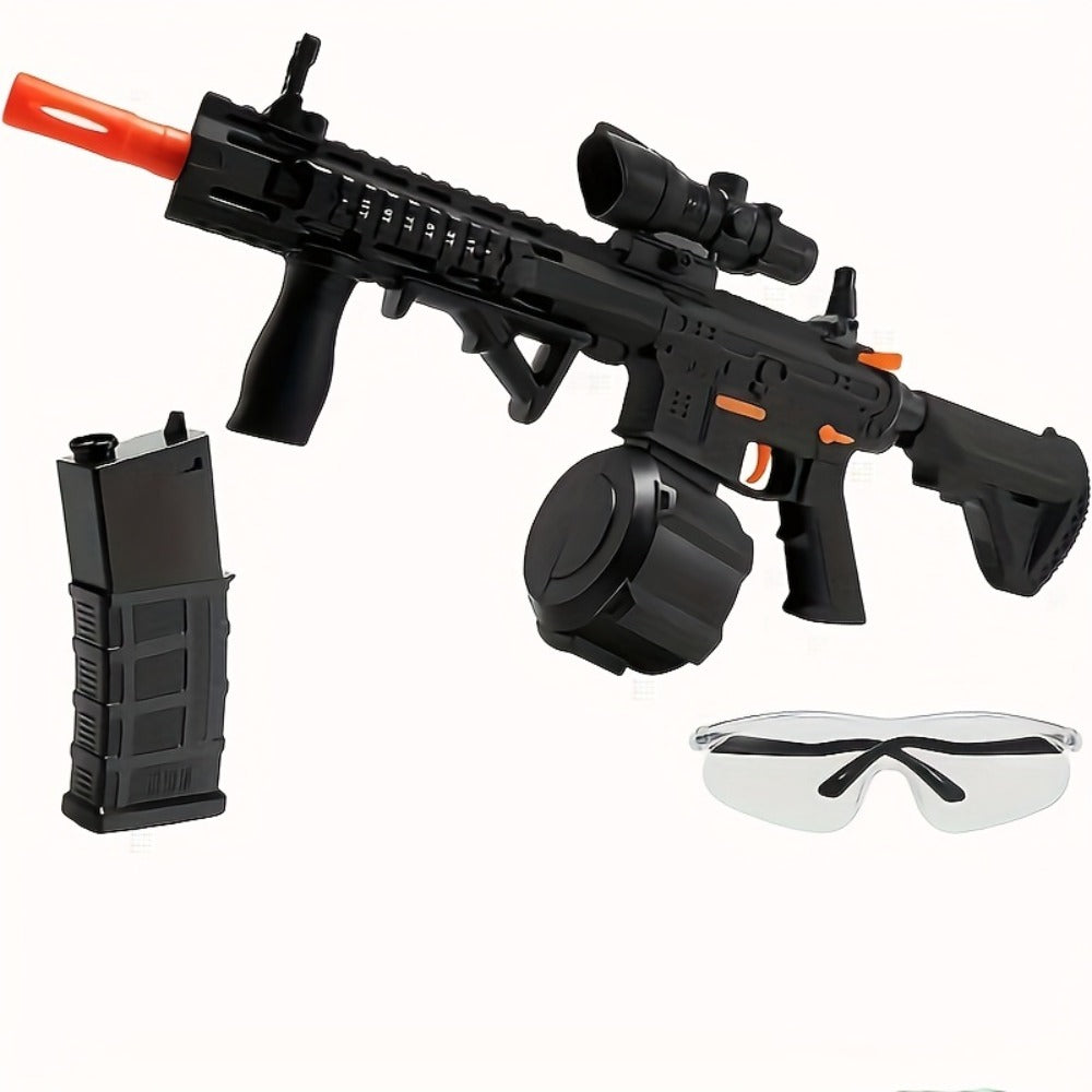 USB-Rechargeable Splash Ball Toy Gun, Rifle-Style Outdoor Blaster