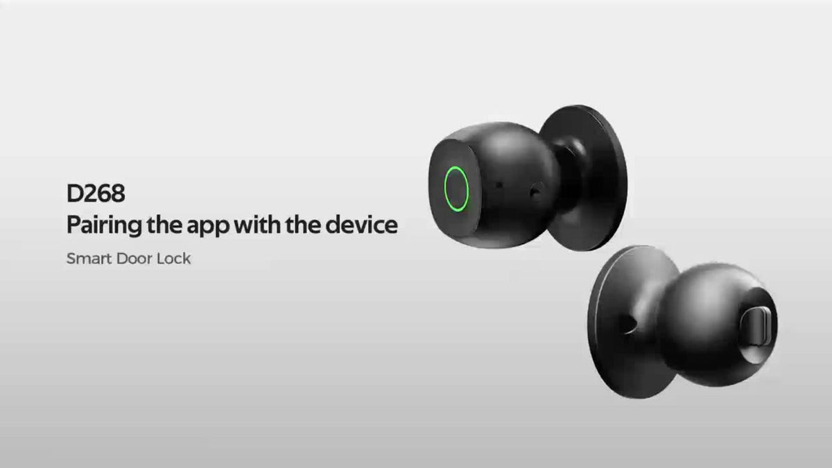 Wireless Smart Door Knob Lock with Fingerprint & App Control - 3-in-1 Biometric Keyless Entry, Auto-Lock, Remote Access Management for Bedroom, Home, Hotel & Office, Easy DIY Install, Black