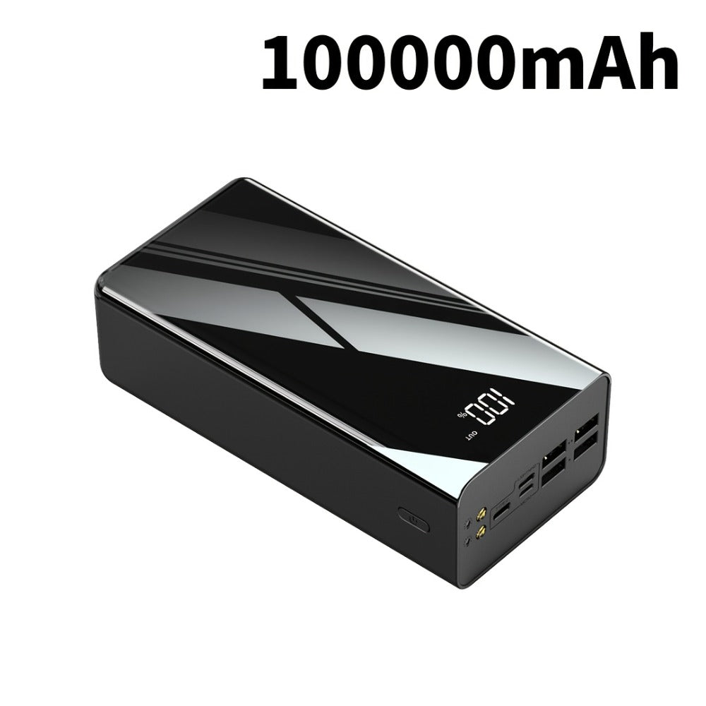 100000mAh Power Bank 22.5W Fast Charging Portable Charger with LED Display & Flashlight – High Capacity 30000mAh Battery Pack for iPhone Android Samsung Tablet Camping Outdoor Travel Emergency
