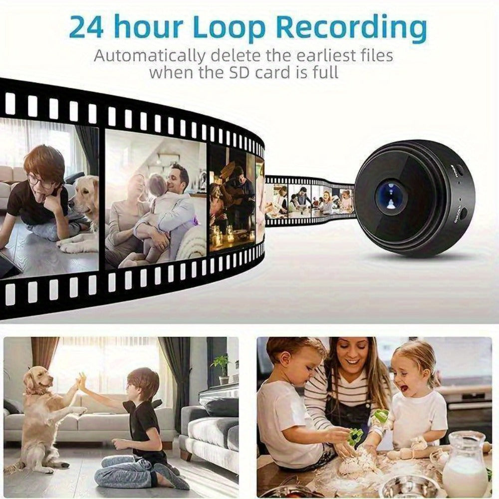 Wide-Angle Security Camera 1080P Rechargeable Battery, Multi-Pack 2/4/5/9/12 Options, Dual-Band 2.4G/5G WiFi, USB Charging, Remote Wireless Monitoring – Scalable Home Surveillance System