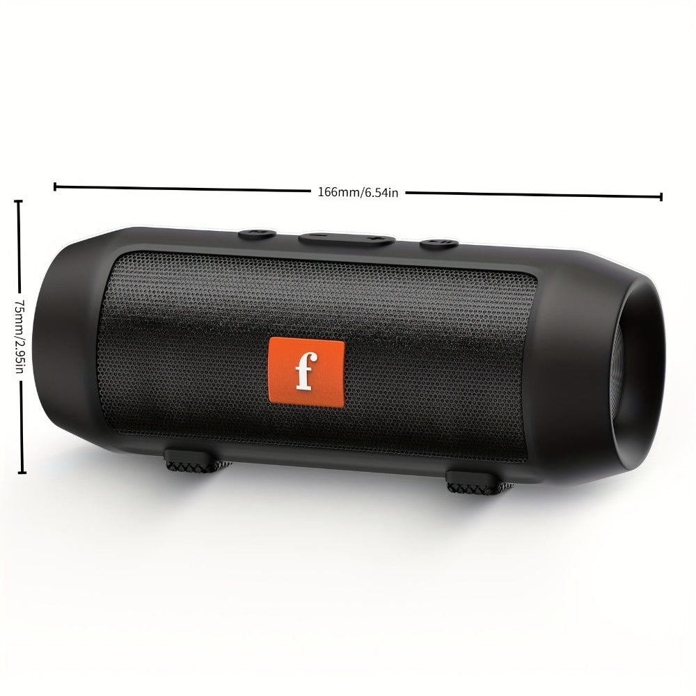 Outdoor Wireless Bluetooth Speaker Dual-Channel Subwoofer Deep Bass Long Battery Life Durable Party Speaker for Camping Tailgate BBQ Events Sports