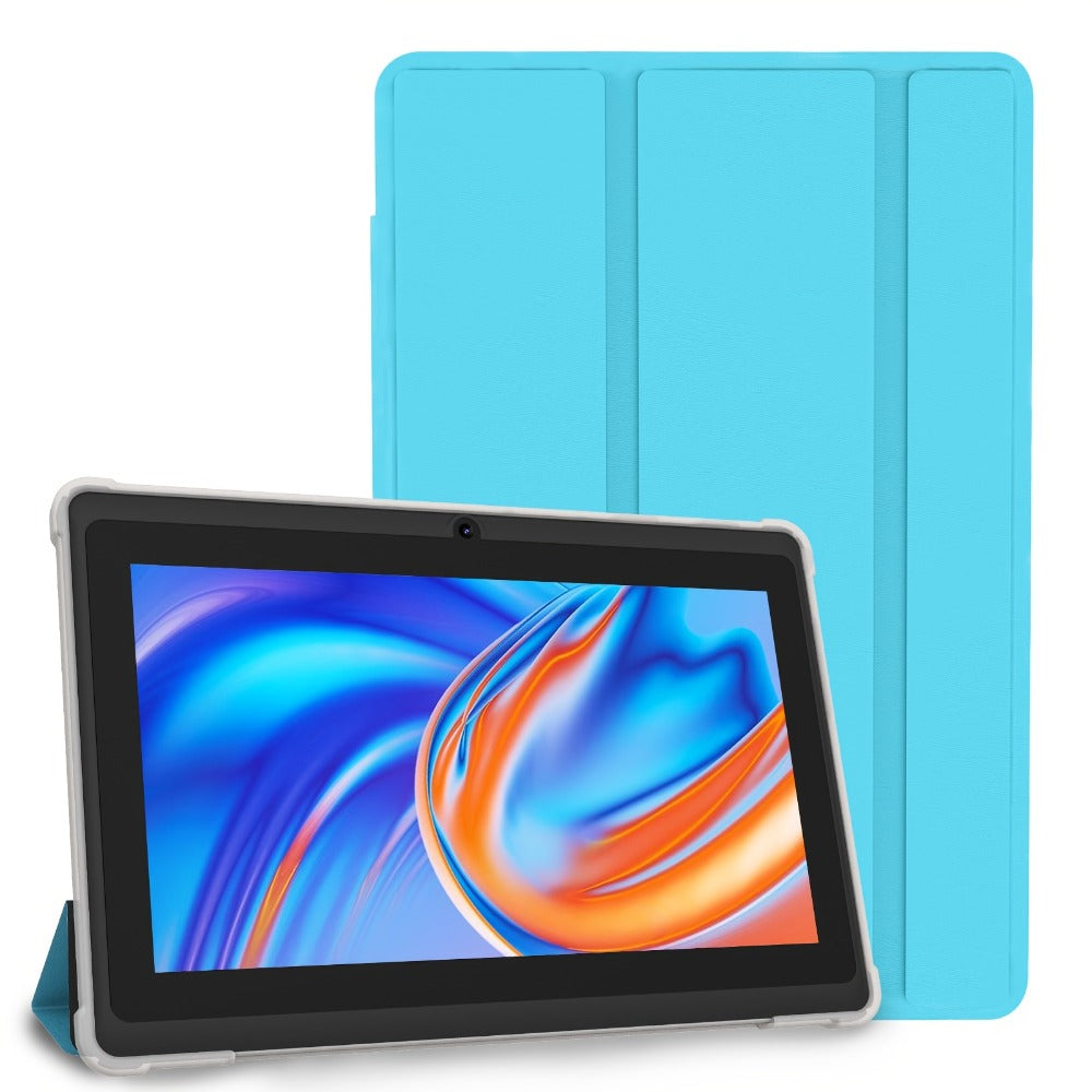 Android 13 Tablet 7 Inch with Protective Case – 4GB RAM, 32GB ROM, 1TB Expandable Storage, 3500mAh Battery, HD IPS Screen, Dual Camera, WiFi, USB-C, Classic Style Portable Tablet for Kids & Adults