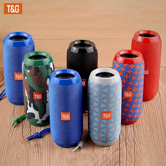 TG117 IPX4 TWS Stereo Bluetooth Speaker FM TF USB Type-C Rechargeable Portable Wireless Speaker for Phone Tablet TV Outdoor Party Birthday Christmas Gift