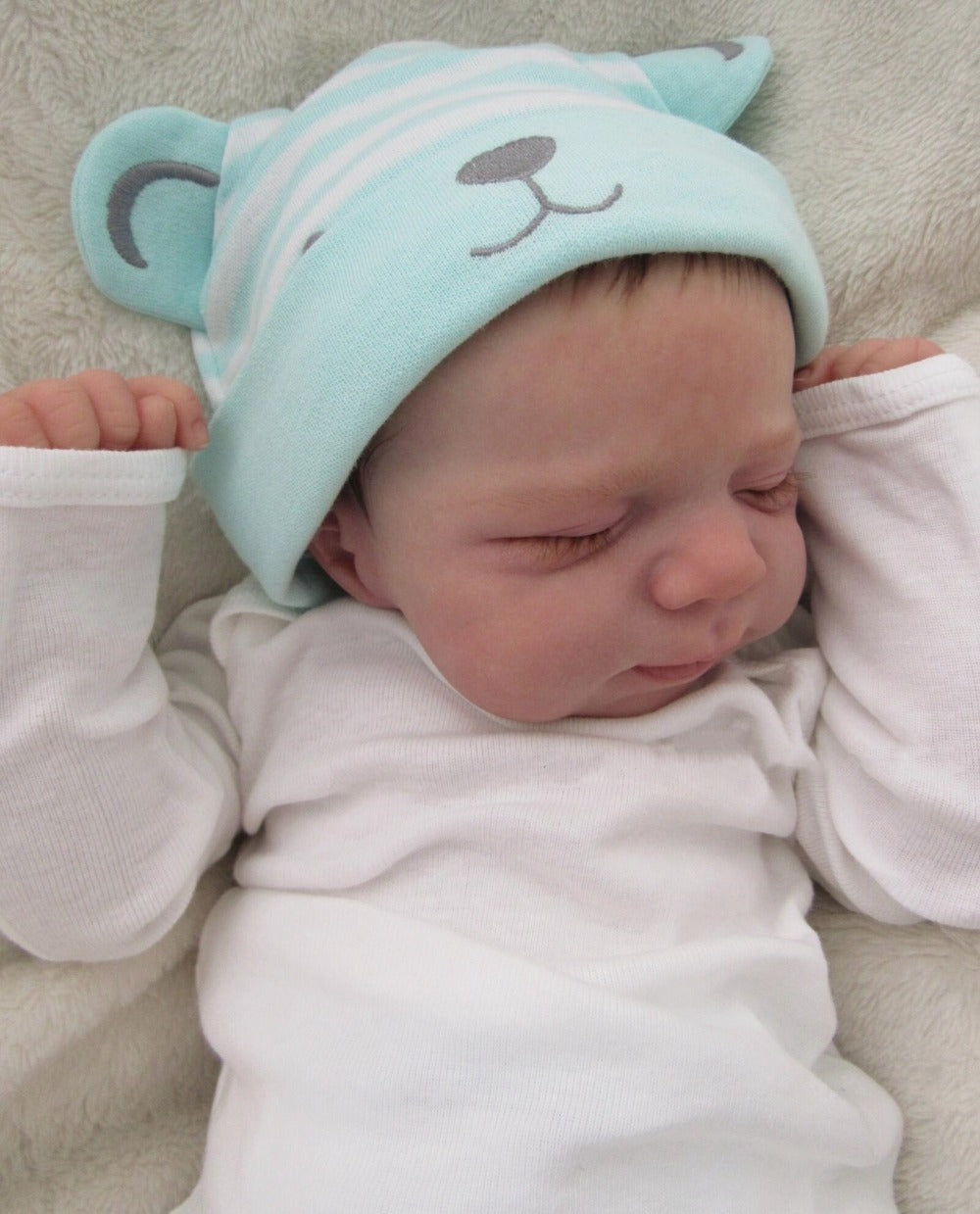 19-Inch Sleeping Reborn Baby Doll with 3D-Painted Details