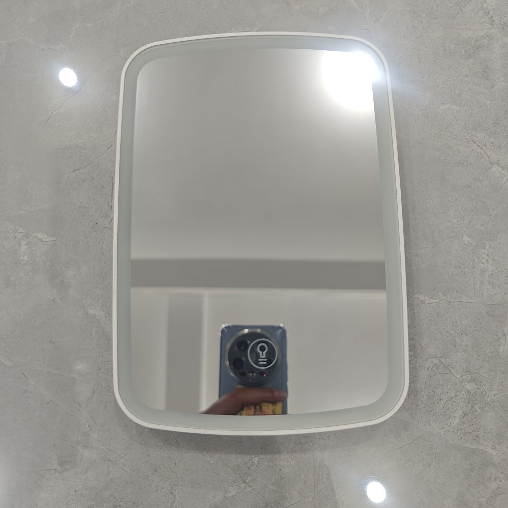 LED Makeup Mirror with 3 Color Modes & Touch Control – Adjustable Brightness Lighted Vanity Mirror | Portable Folding USB Rechargeable | White Daylight Warm Light | Travel Cosmetic Mirror | Beauty Gift