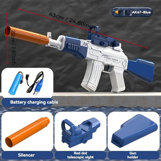 Automatic Electric Water Gun with Continuous Spray, Color Options for Outdoor Play