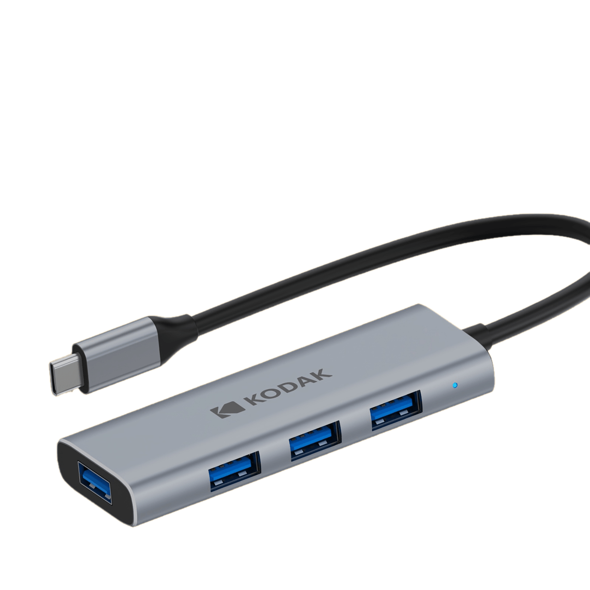 KODAK USB C Multiport Adapter 4-in-1 & 5-in-1 Hub – USB 3.0 Ports, 1000Mbps Gigabit Ethernet, Portable Aluminum Docking Station for MacBook, Laptop, Work, Home & Travel (T341/T343)