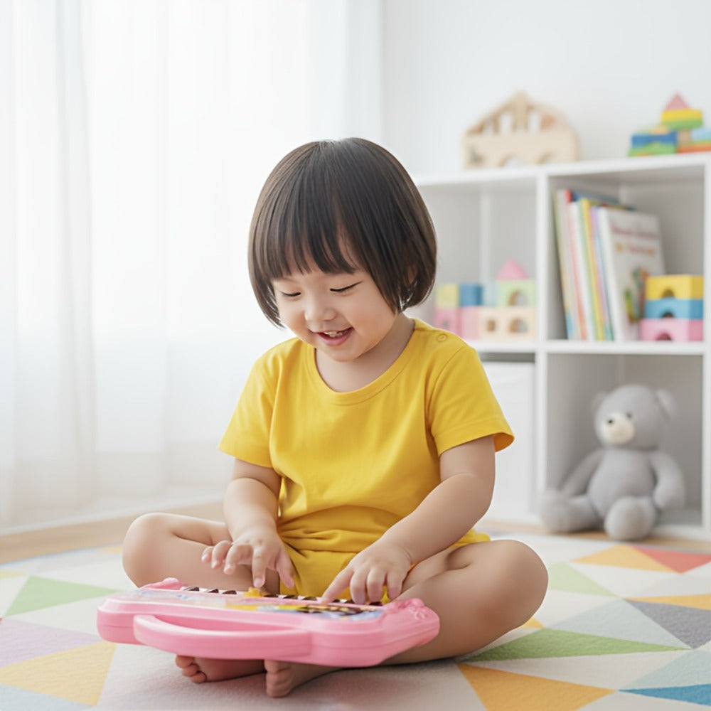 Kids Mini Piano Keyboard with 13 Keys, Electronic Music Toy in Four Colors