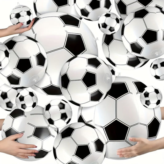 Inflatable Soccer Balls, 16-Inch Party Packs of 4, 8 or 12