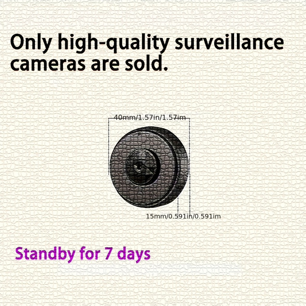 360-Degree Mini Smart WiFi Security Camera 1080P with Night Vision, Motion Detection Alarm, Pet Monitor & Nanny Cam – Battery or USB Powered, 2.4GHz & 5GHz, No Dead Angle Home Surveillance
