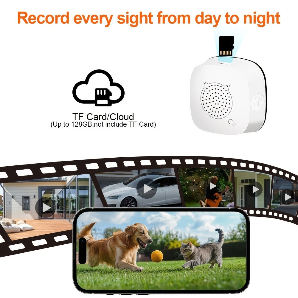 3MP FHD Window Security Camera with AI Motion Detection & Full-Color Night Vision – Dual Band 2.4G/5GHz WiFi, Wide Angle, App Control, 1/2/4 Pack for Home Office Surveillance