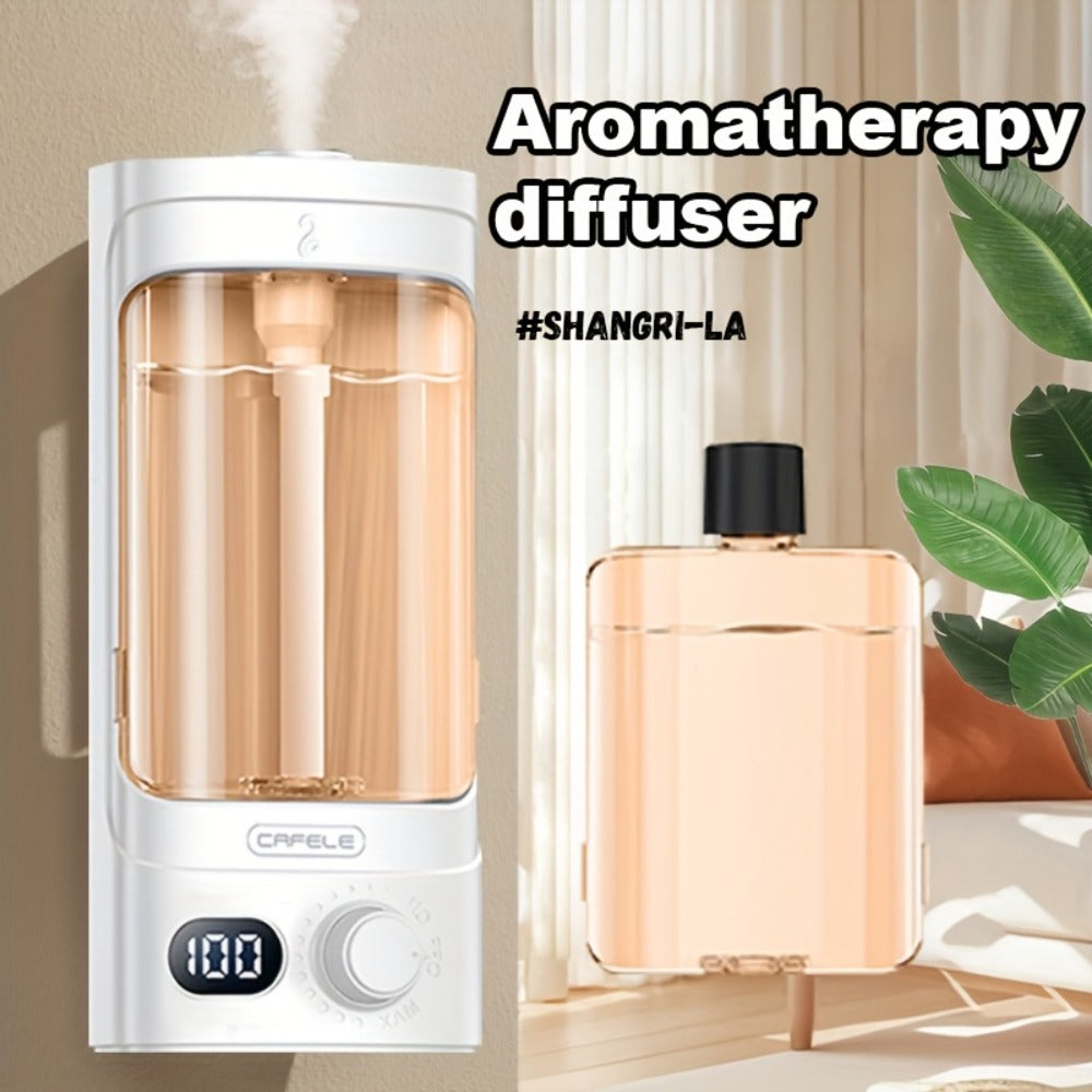 300ml Essential Oil Diffuser 100-Level Mist Control USB Rechargeable – Ultrasonic Soundwave, Auto Shut-Off, Whisper-Quiet Aromatherapy Diffuser for Home Office Bedroom Pet Room, Bundle with Essential Oils