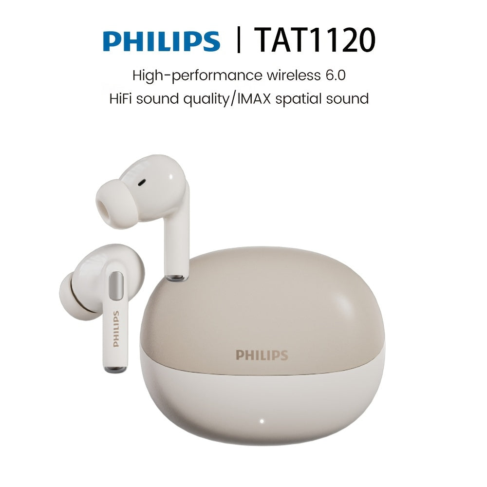 Philips 2026 Wireless Earbuds V6.0 Dual Stereo In-Ear Noise Reduction Long Standby Type-C Charging Comfortable Fit for Birthday Independence Day Holiday Gift iOS Android