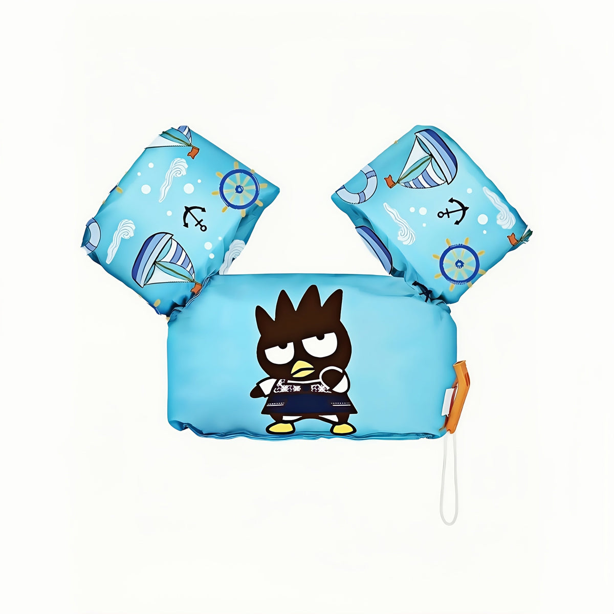 Kids Adjustable Swim Vest for Toddlers Ages 1-9 – Lightweight Floating Jacket, Cute Blue Cartoon Pattern, Patented Safety Design for Boys Girls Pool Beach