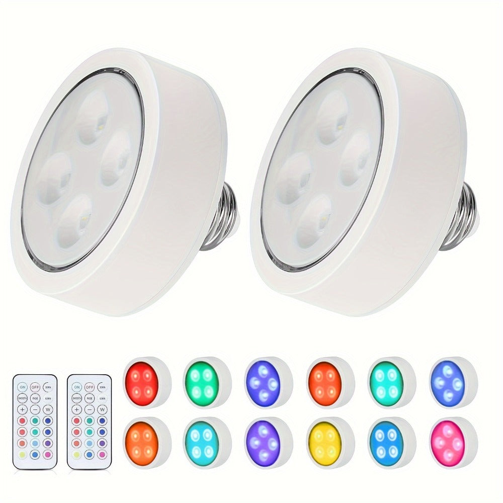 Battery Operated Wall Sconce Set of 2 – RGB Wireless Wall Light, Dimmable with Remote Control, 13 Scene Modes, Timer & Memory Function, No Wiring for Bedroom Living Room Hallway (Black / White)