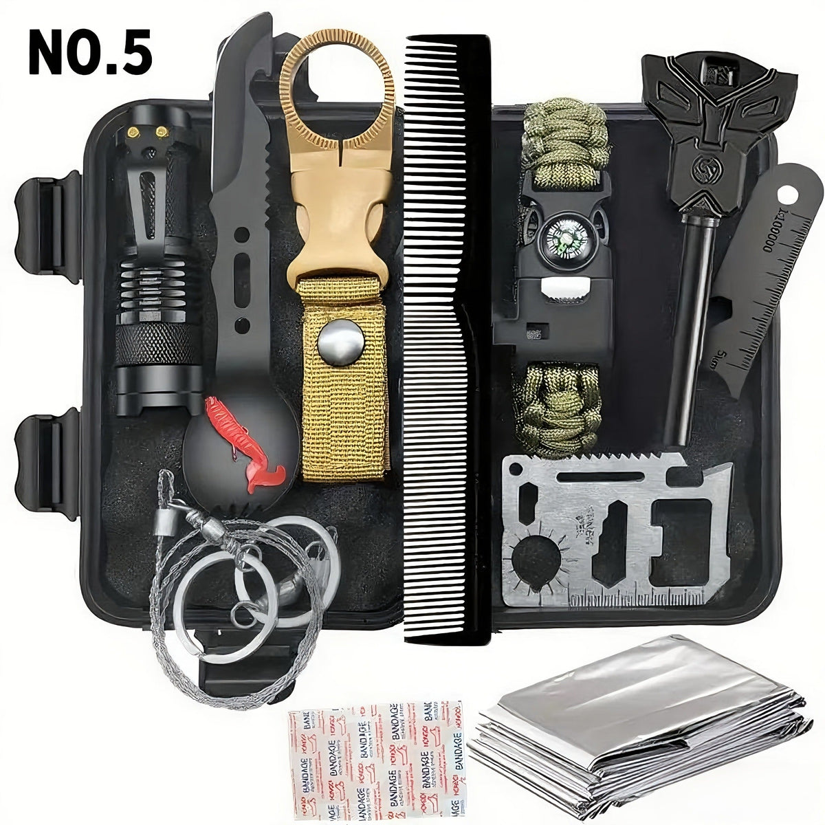 Combat Survival Tool Kit – Tactical Emergency Gear Set