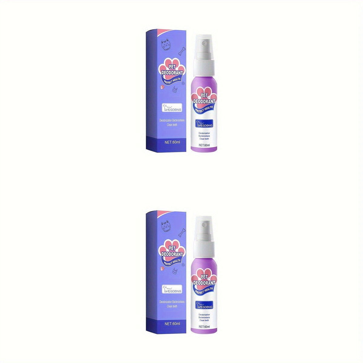 Pet Dental Spray for Dogs & Cats – Teeth Cleaning & Bad Breath Freshener, No-Brush Oral Care Spray for Plaque & Tartar Control, Safe Daily Use