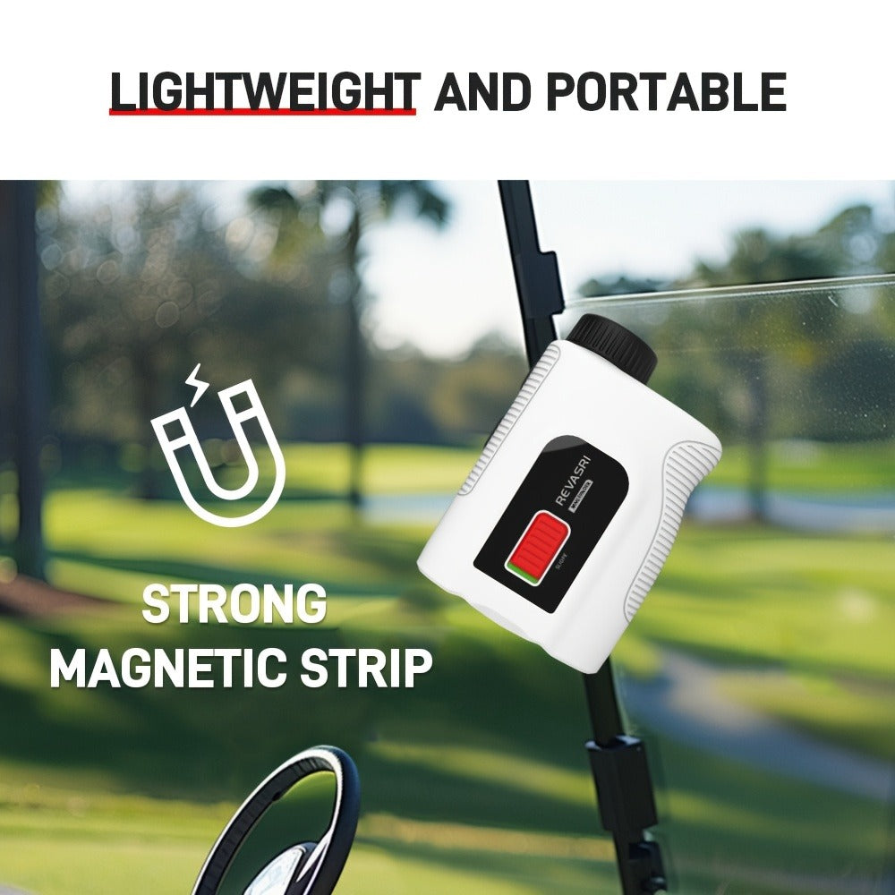 Laser Rangefinder for Golf 1000 Yards Magnetic Mount Slope Compensation Pin-Seeker Vibration Lock USB-C Rechargeable Tournament-Legal Distance Meter for Golfers