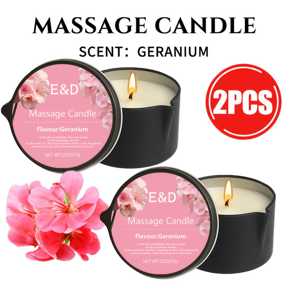 Scented Massage Candle 2-in-1 Soy Wax Essential Oil Body Lotion 20+ Scents 1pc 2pcs 6pcs Spa Nail Salon Pedicure Wedding Valentine Christmas Gift for Women