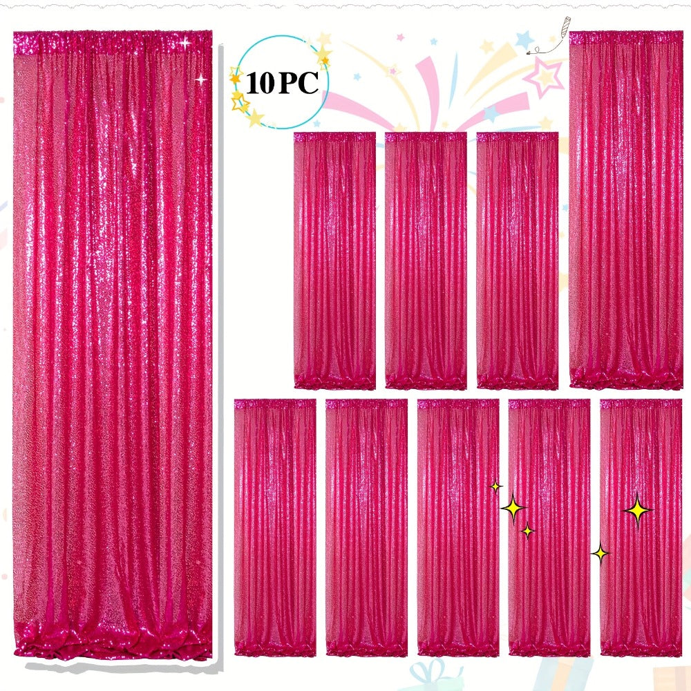 Sequin Backdrop Curtains 2FTx8FT Glitter Photography Background Panels for Party Wedding Birthday Stage Decoration Gold Yellow Shimmer Curtain Set 4 6 10 Panels Available