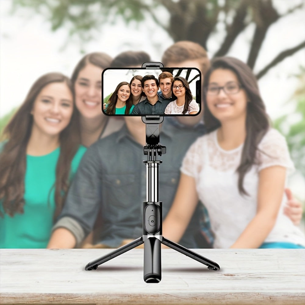 40 Inch Bluetooth Selfie Stick Tripod with Wireless Remote & 360° Rotation – 2-in-1 Extendable Phone Stand Compatible with iPhone 16 15 14 13 12 11 Android Smartphones for Vlog Travel Photography