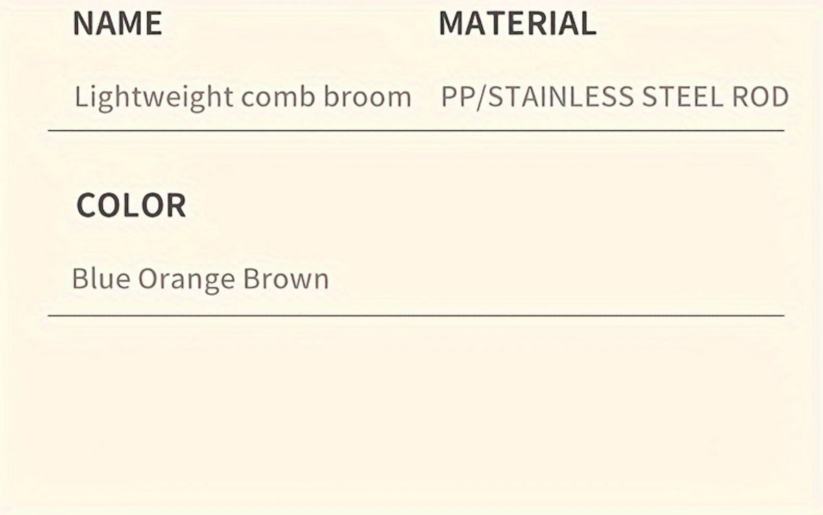 Folding Broom and Dustpan Set 50 Inch Extended Handle - Dense Elastic Bristles Wide Deep Dustpan for Dust Hair Debris, Foldable Broom for Home Kitchen Bathroom Bedroom Living Room, Blue White Black Orange Khaki