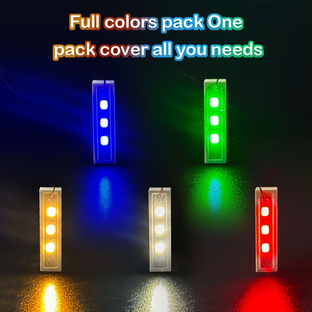 20-Piece 1x4 LED Brick Light Set for Building Block Displays