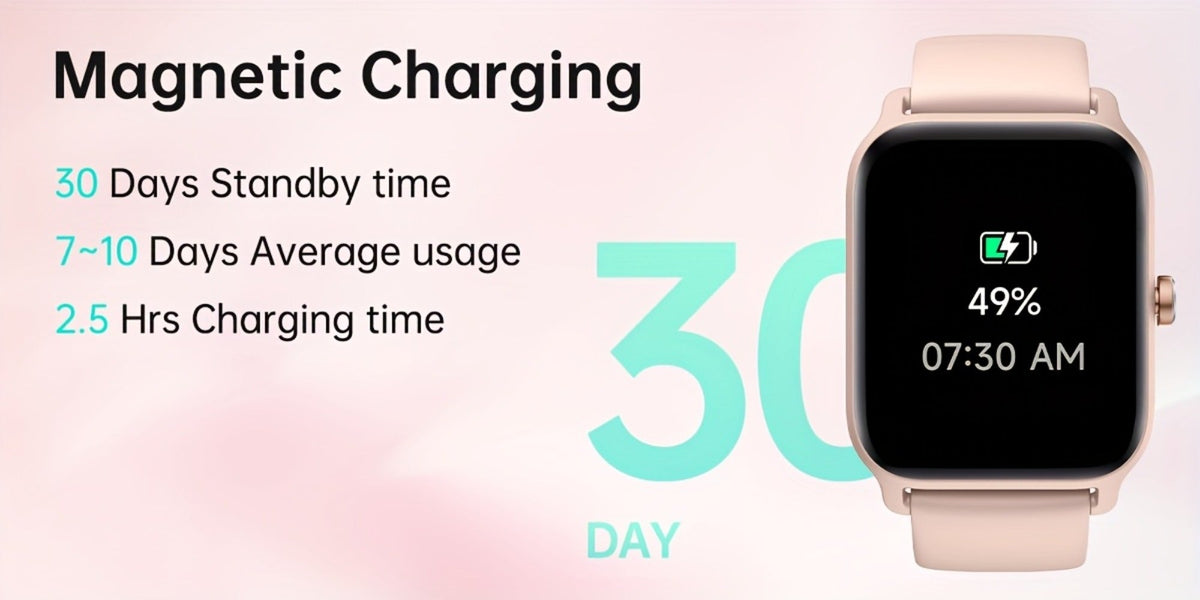Smartwatch with Built-in Alexa FAWEIO 1.8" HD Touch Screen, Bluetooth Calling, 100+ Sport Modes, Fitness Tracker Heart Rate Sleep Monitor, Compatible with iPhone & Android – Smart Watch for Women Men 14 Colors