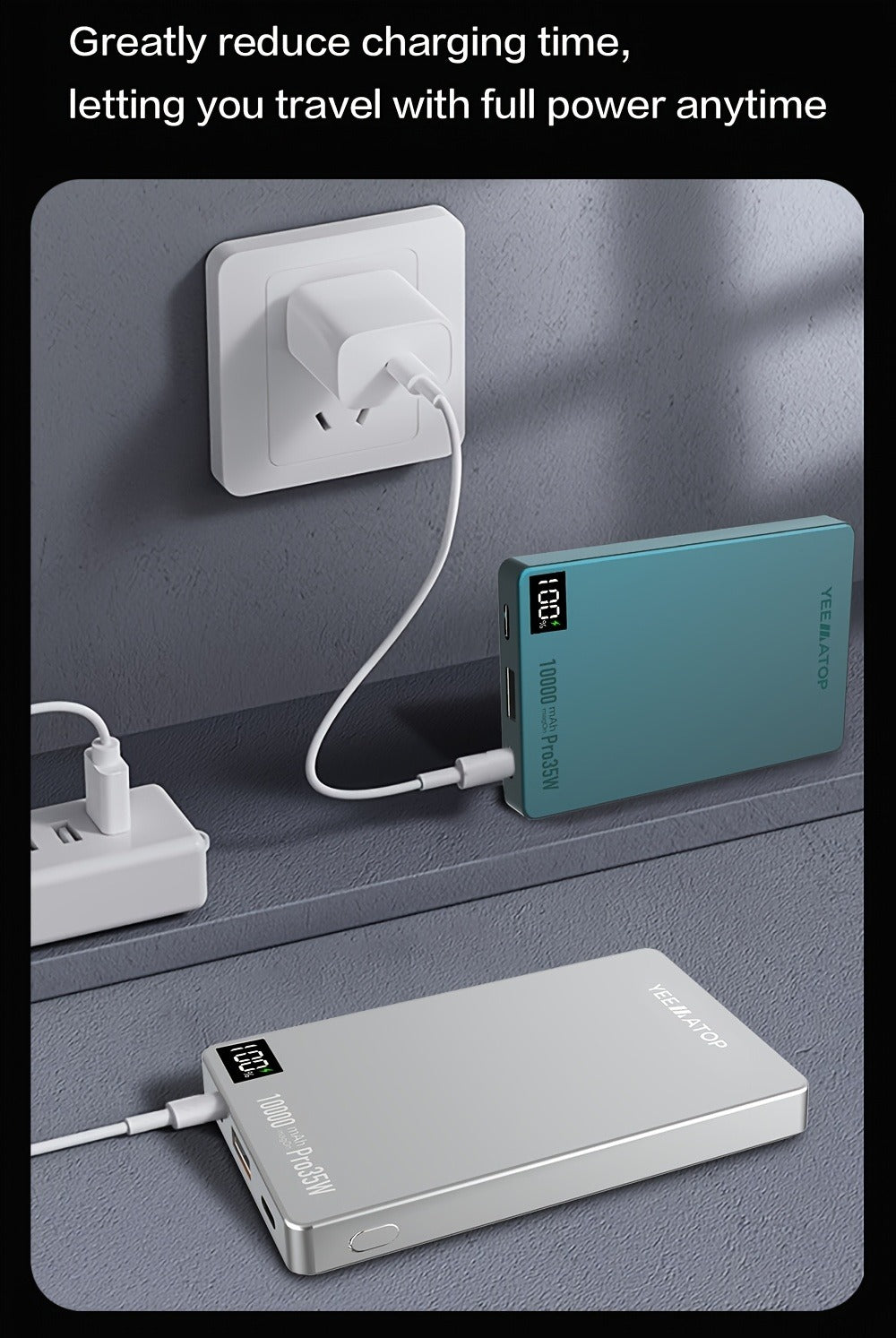35W USB-C PD Magnetic Power Bank 10000mAh MagSafe Compatible, 30W QC 3.0 Wireless Fast Charging Portable Charger with PPS Support for iPhone 17 16 15 14 13 12 Android Samsung Galaxy