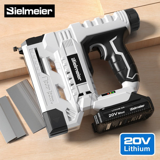 Cordless 2-in-1 Stapler and Brad Nailer for Upholstery, Carpentry and DIY