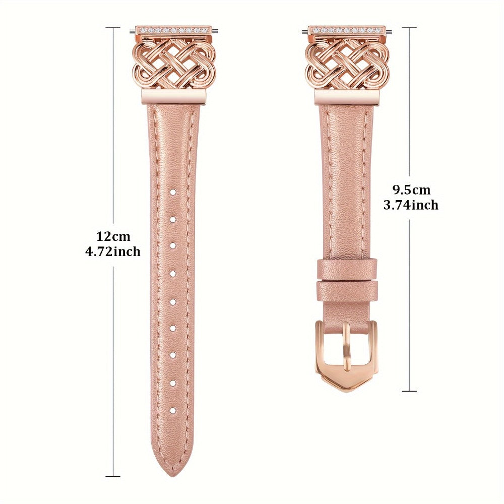 Samsung Galaxy Watch Band Women 20mm Ultra Thin Interlocking Buckle White Slim Strap, Fits Galaxy Watch 7 6 5 4 44mm 40mm, 6 Classic 47mm 43mm, 5 Pro, 4 Classic, Watch 3 41mm, Active 2 – Ladies Replacement Wristband