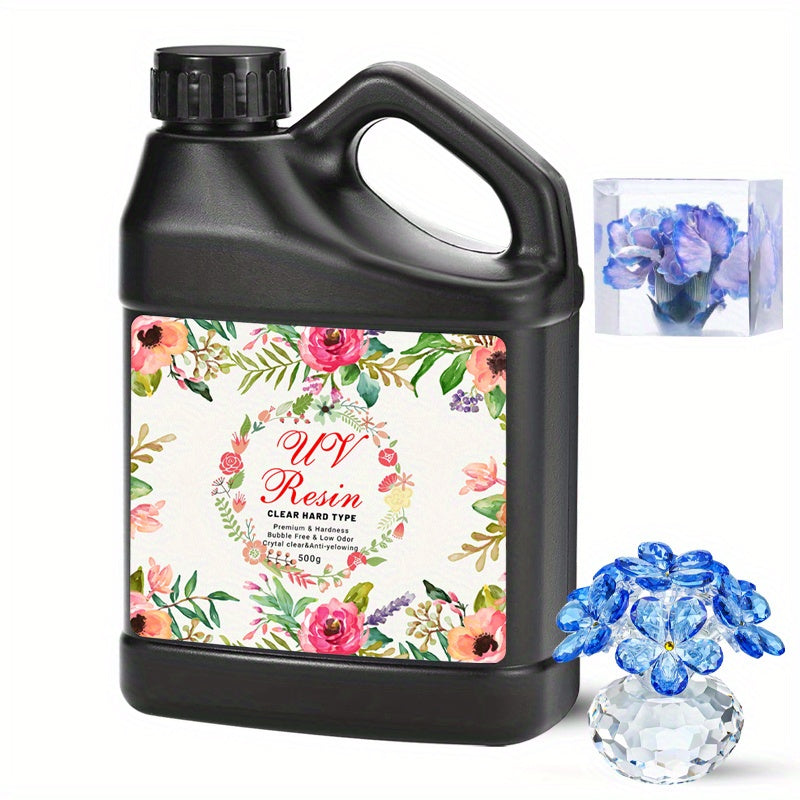 Clear UV Resin for Jewelry and Crafts, 500g or Two 500g Packs