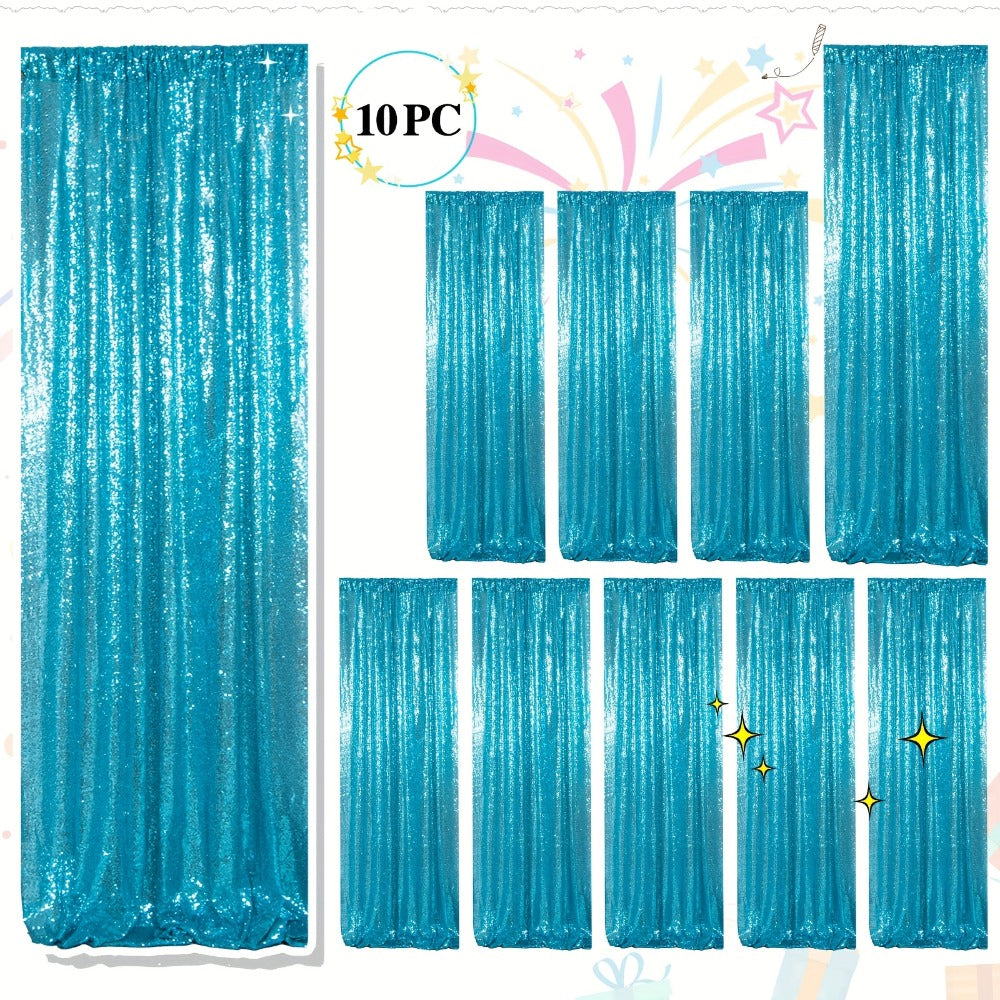 Sequin Backdrop Curtains 2FTx8FT Glitter Photography Background Panels for Party Wedding Birthday Stage Decoration Gold Yellow Shimmer Curtain Set 4 6 10 Panels Available
