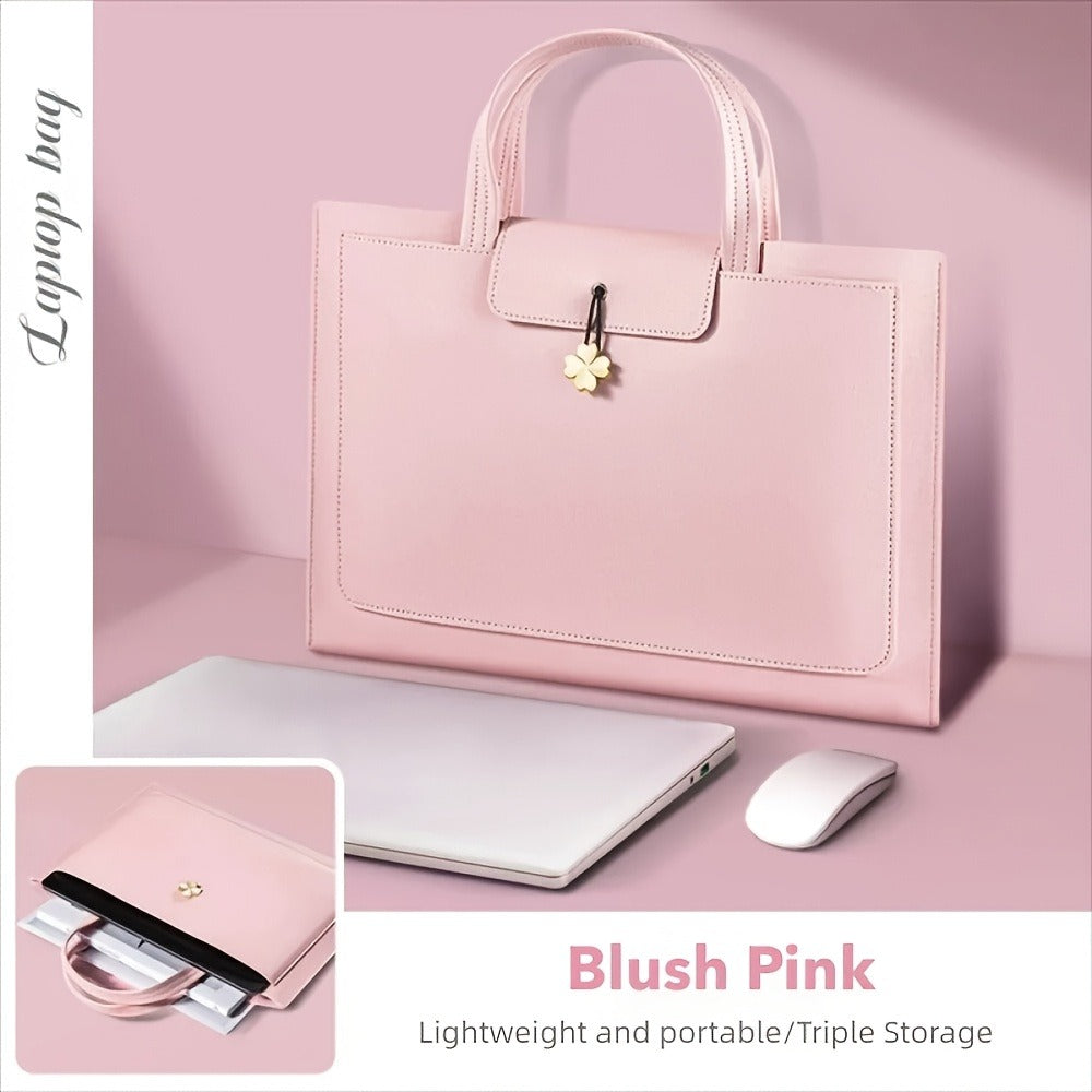 Laptop Sleeve Bag 13 14 15.6 16 Inch Protective Case with Carrying Strap Inner Liner Pouch Compatible MacBook HP Dell Lenovo Multi-Color Portable Shoulder Handbag Travel Briefcase for Women Men