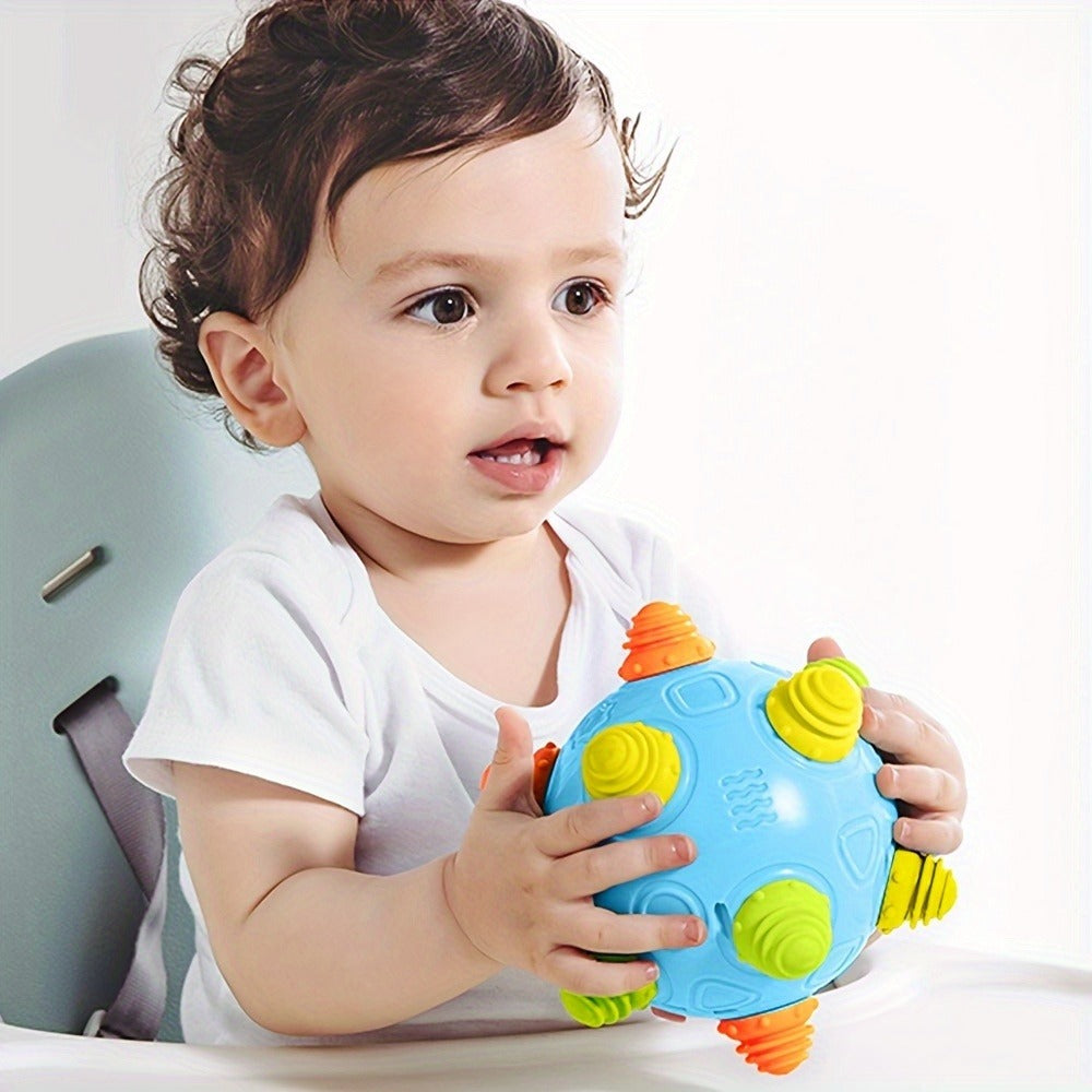 Bouncing Music Dancing Ball Baby Toy – BPA-Free Interactive Electric Rolling Sensory Ball with Lights, Sounds & Melodies, Crawling & Jumping Developmental Toy for Boys & Girls, Easter Baby Gift