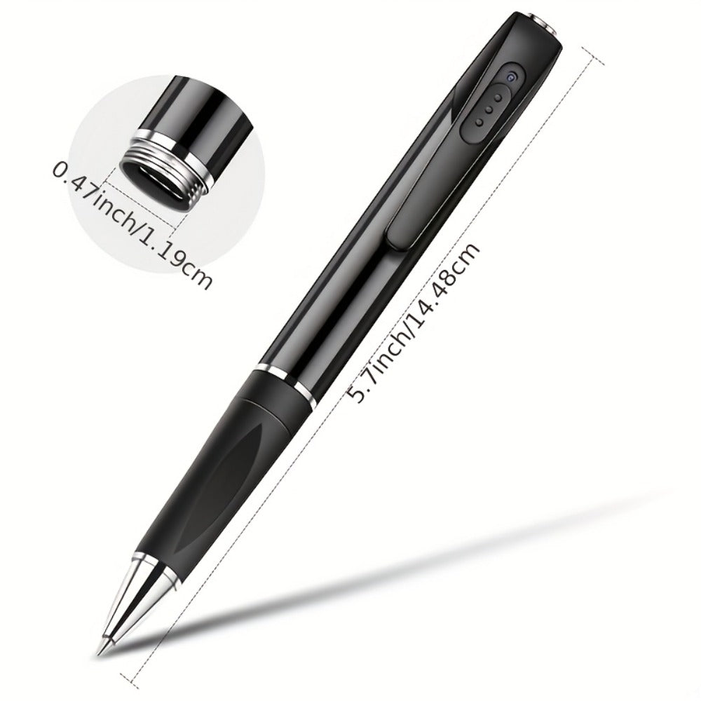 32GB Voice Activated Recorder with MP3 Player & 1080P Body Camera - Digital Recording Pen, Mini Belt Clip Design, Indoor Outdoor Surveillance, Conference Business Lecture Classroom