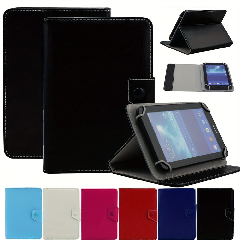 Tablet Sleeve Case 7 8 Inch Universal with Magnetic Closure, Soft Microfiber Interior Anti-Shock Stand Support, Protective Cover Compatible with Most Android Tablets & iPad Mini 7/6/5 – Multiple Colors Dark Blue Black Rose Red Green