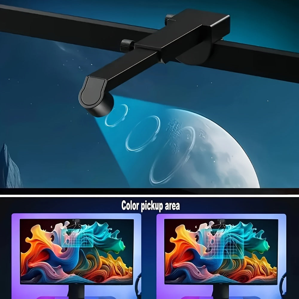 TV Backlight LED Strip Lights RGB 12.5ft - USB Powered Bias Lighting for 35-80 Inch TVs, Adjustable Color & Brightness with Remote Control, Gaming Home Theater Movie Room Ambient Light