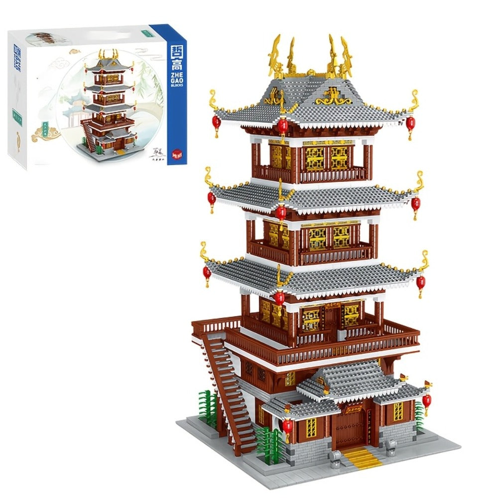Ancient Chinese Palace Building Set, 6,134 Mini Bricks, Heavenly Fairy Mirror