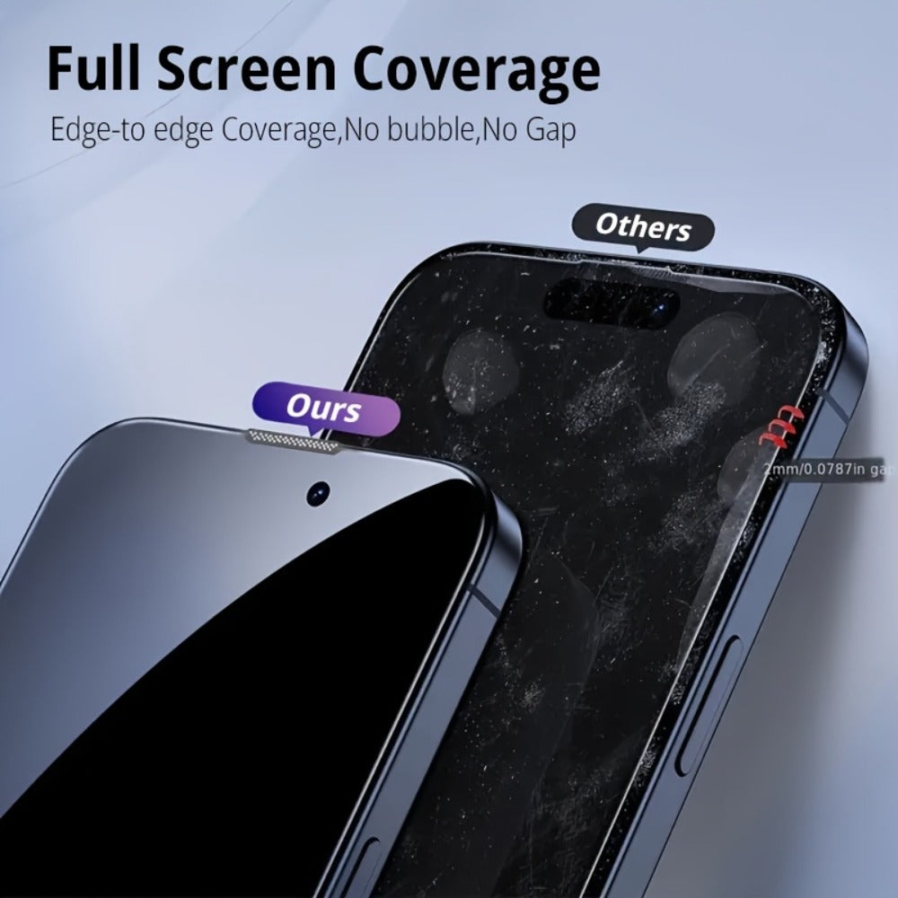 9H Tempered Glass Screen Protector for iPhone 8-Pack with Alignment Tool – 4 Screen + 4 Camera Lens, HD Clear, Bubble-Free, Case Compatible, iPhone 16 Pro Max / 15 / 14 / 13 / 12 / 11 Series