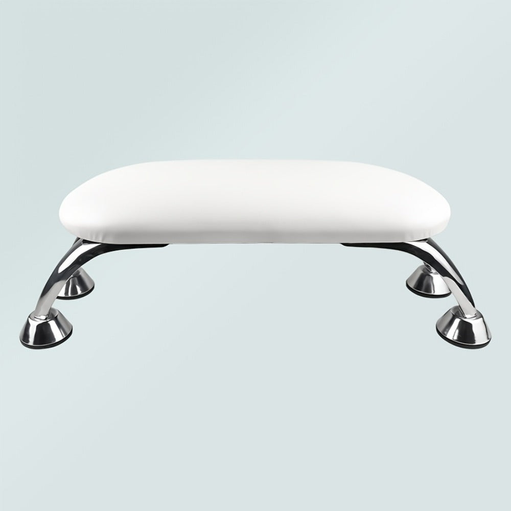 Nail Armrest Hand Pillow Detachable Non-Slip Wrist Rest Cushion for Nail Technicians - Foldable Portable Manicure Support for Salon & Home Use, Available in Pink Black White