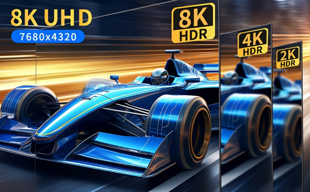 HDMI 2.1 Cable 8K 48Gbps Ultra High Speed Braided Nylon – 4K@120Hz, eARC, VRR, HDR10+, Dolby Vision, HDCP 2.3 – PS5, Roku TV, Blu-Ray, HDTV – 3.3/6.6/10/15ft