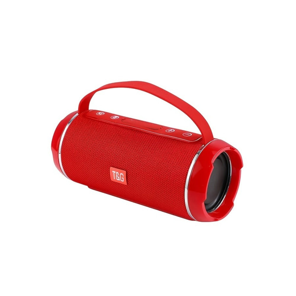 TG116C IPX4 Portable Bluetooth 5.0 Speaker 1200mAh Rechargeable Wireless Speaker USB TF FM Type-C Charging Surround Sound for Outdoor Travel Home Mobile