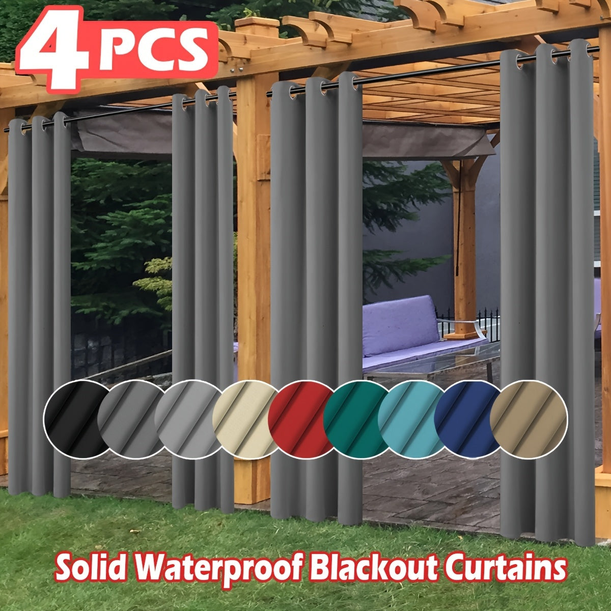 Outdoor Privacy Screen shown in the Grey, 54"W x 95"L* 4 Panels option