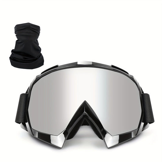 Ski Goggles Set with Polycarbonate Lens, TPU Frame and 28 Style Options