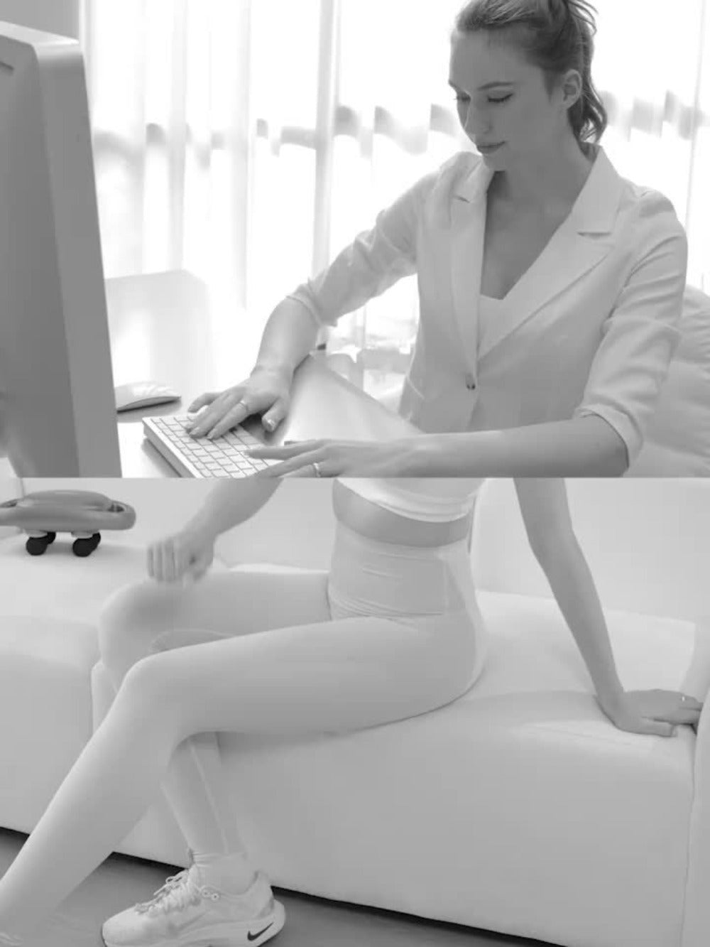 Fascia Gun Multi-Head Deep Tissue Massager – 9 High-Frequency Modes for Leg, Waist, Back & Hip Muscle Relief | Ergonomic Compact Design with High-Performance Motor for Fitness Recovery