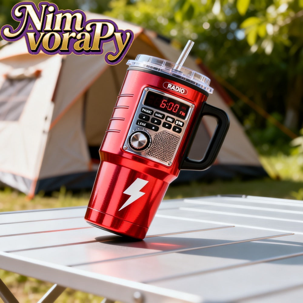 Insulated Travel Mug 40 Oz – Retro Game Console Stainless Steel Tumbler with Leak-Proof Lid & Straw – Hot & Cold Beverages – Perfect Birthday & Christmas Gift for Gamers & Outdoor Adventurers