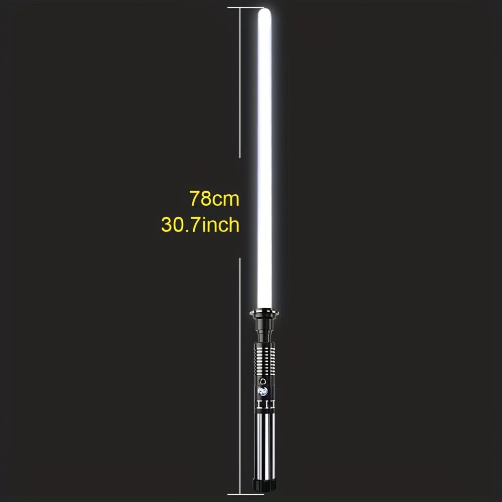 Light-Up Saber Toy with 16-Color RGB Lighting and Sound for Cosplay